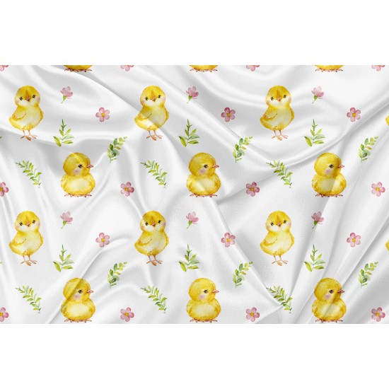 Printed Cuddle Squish Poussin Fleur - PRINT IN QUEBEC IN OUR WORKSHOP